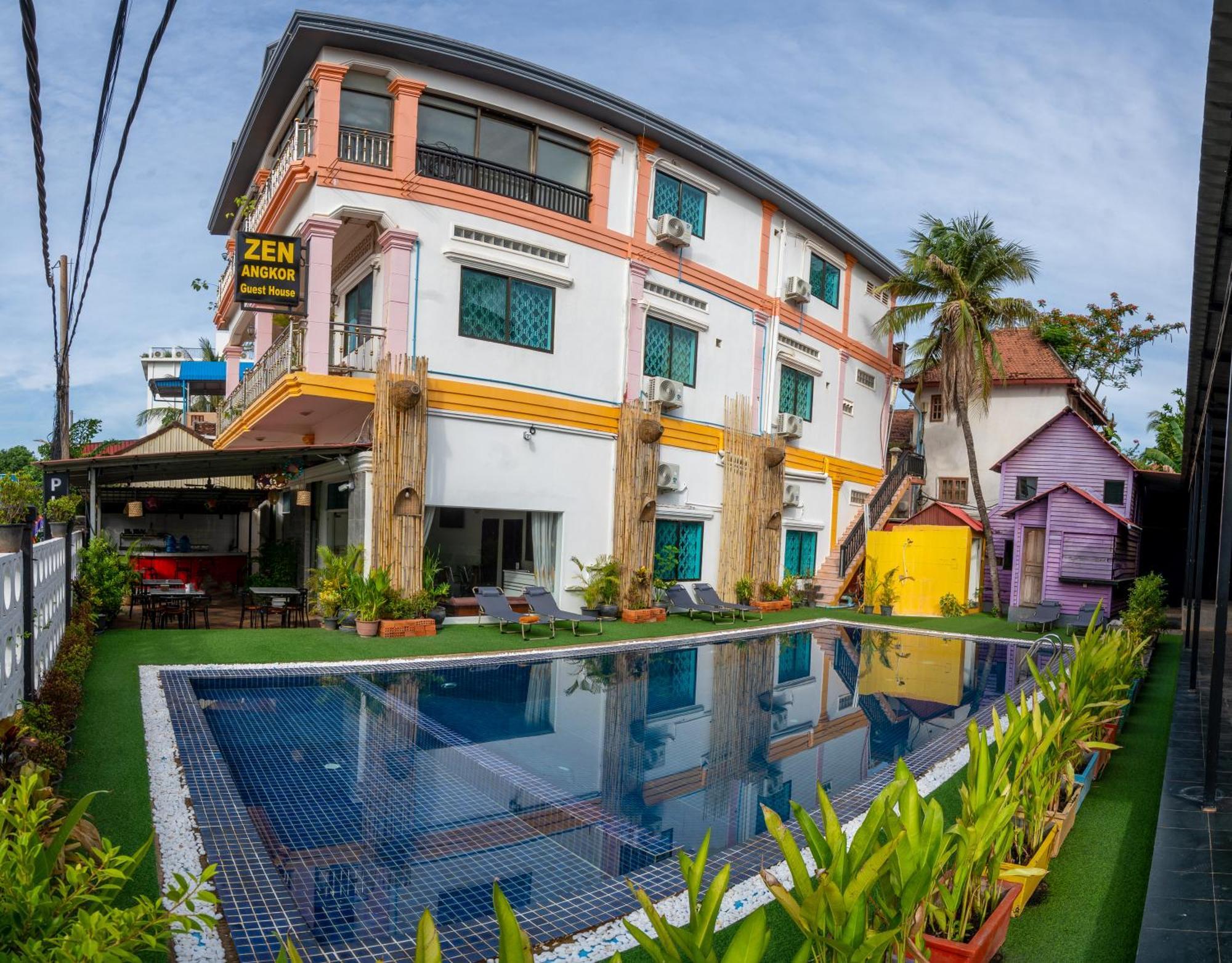 Zen Angkor Guest House Siem Reap Zewnętrze zdjęcie